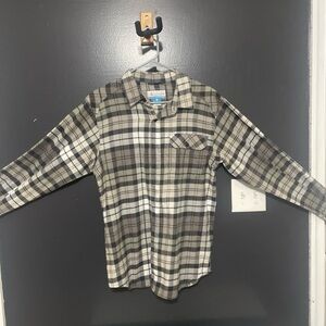 Plaid Button-Up Shirt